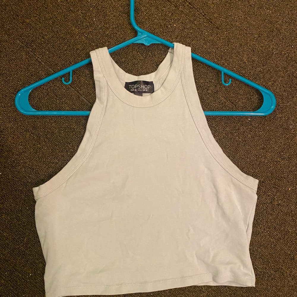 White crop top Nordstrom Topshop
